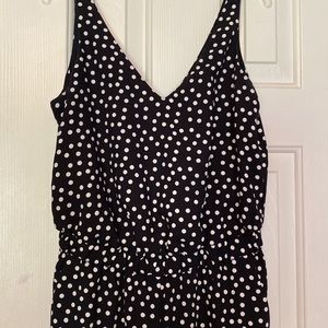 LOFT polka dot jumpsuit